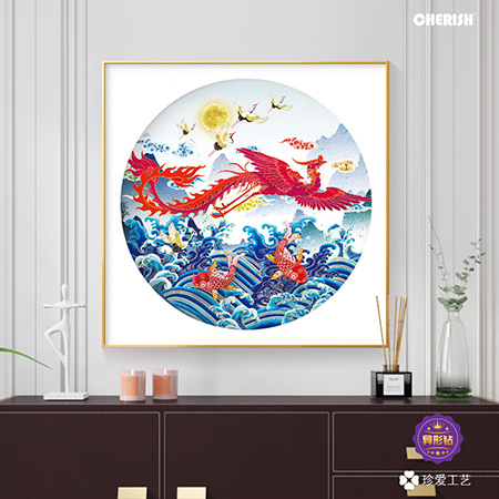 19008 凤凰于飞 65x65cm ￥427