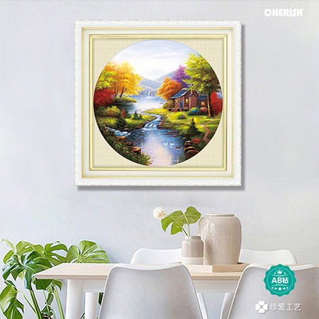 19013 美丽愿景（满钻）  65x65cm ￥493