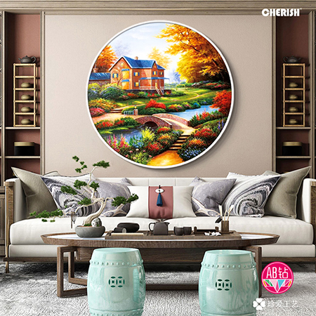 39292 幽静淡远（满钻） 60x60cm ￥500