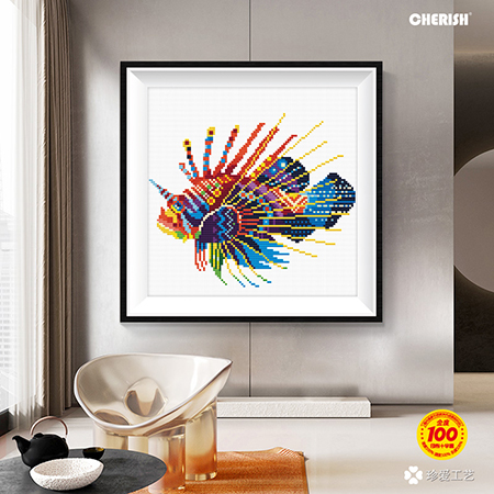 22596 狮子鱼 30x30cm ￥45