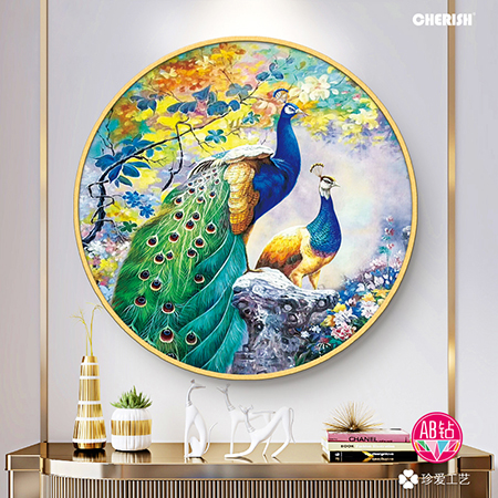 39305 相敬如宾（满钻）60x60cm ￥550