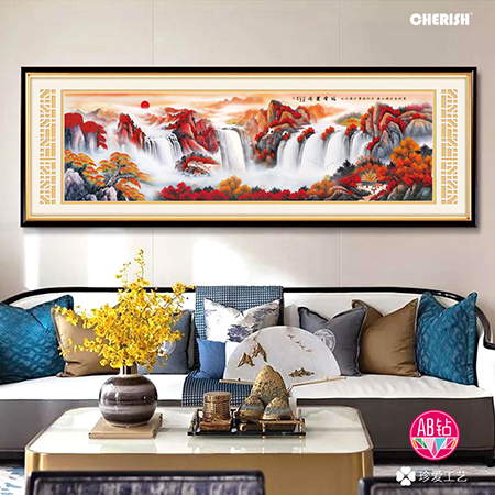 72450 鸿运当头（满钻）248x75cm ￥690