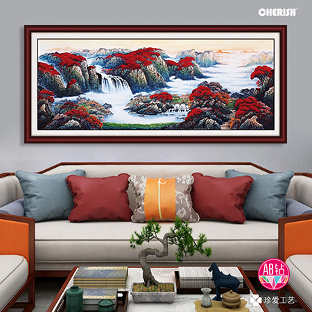 72451 鸿运千秋（满钻） 189x75cm ￥540