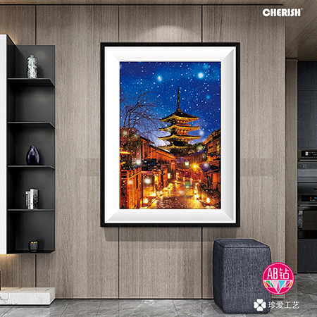 72462 古塔（满钻）48x68cm ￥150